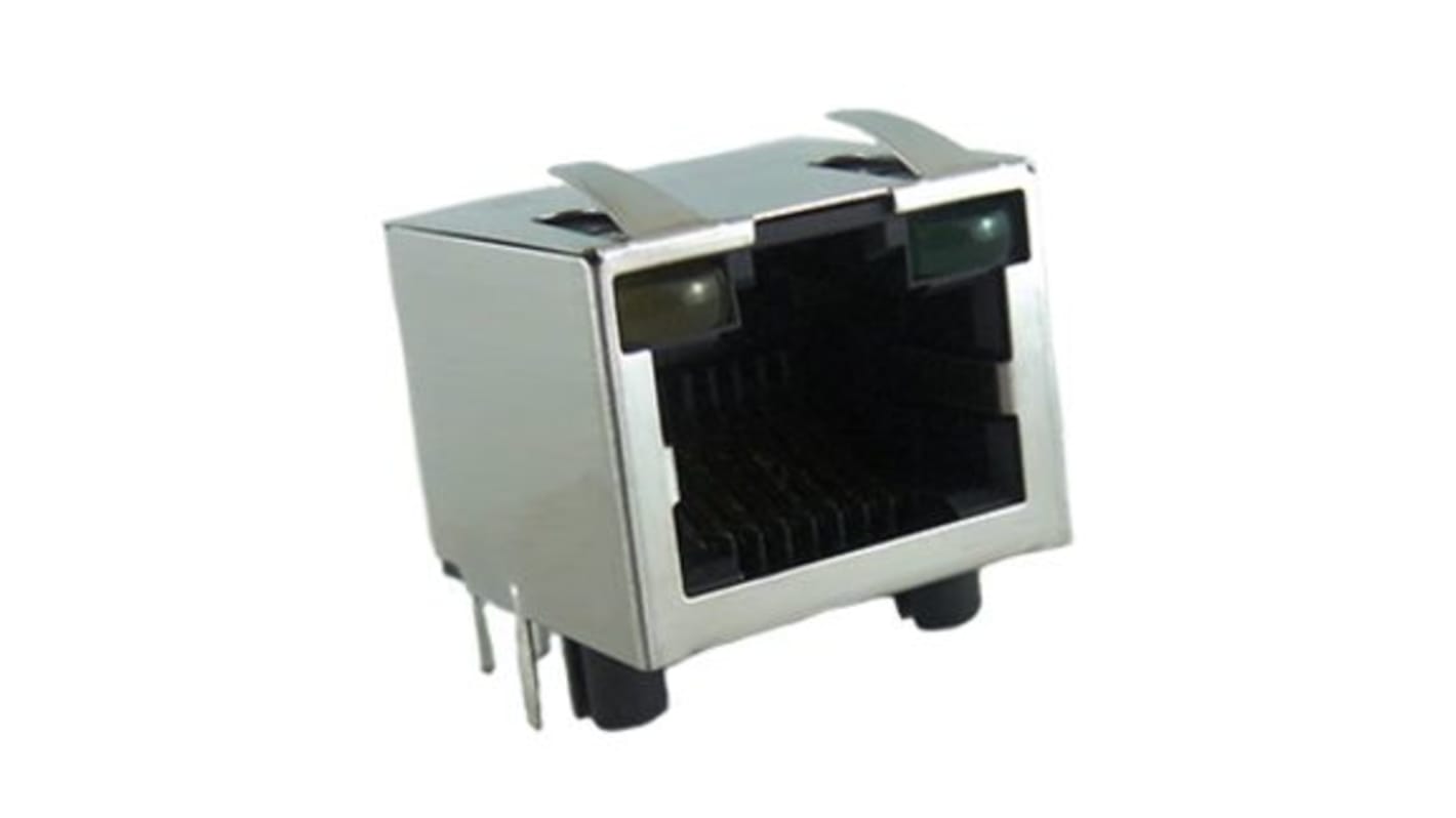 Amphenol RJ45接口, PCB安装, 单口, 8P8C路, RJHSE系列
