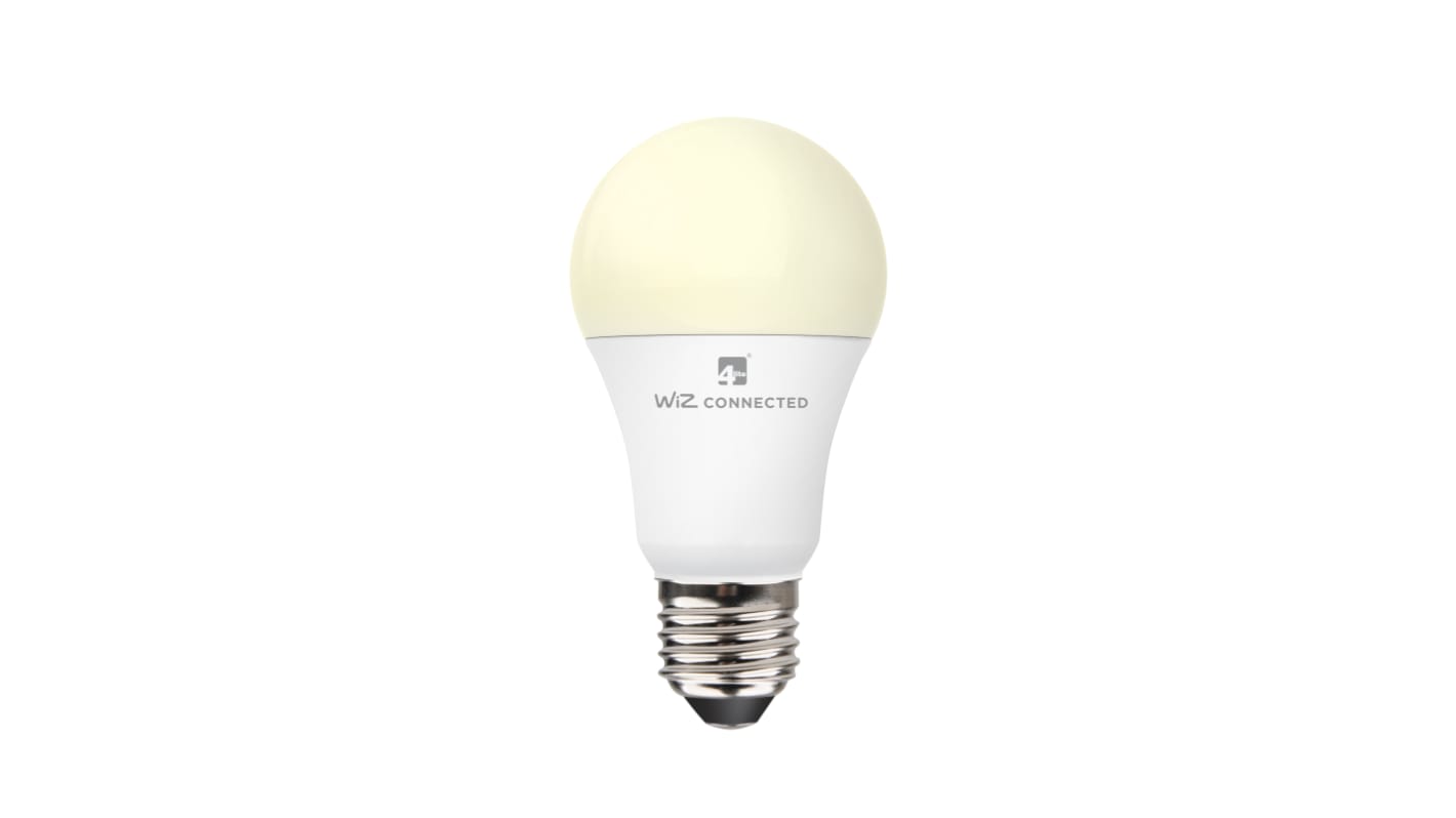 4lite UK 9 W E27 LED Smart Bulb, Warm White