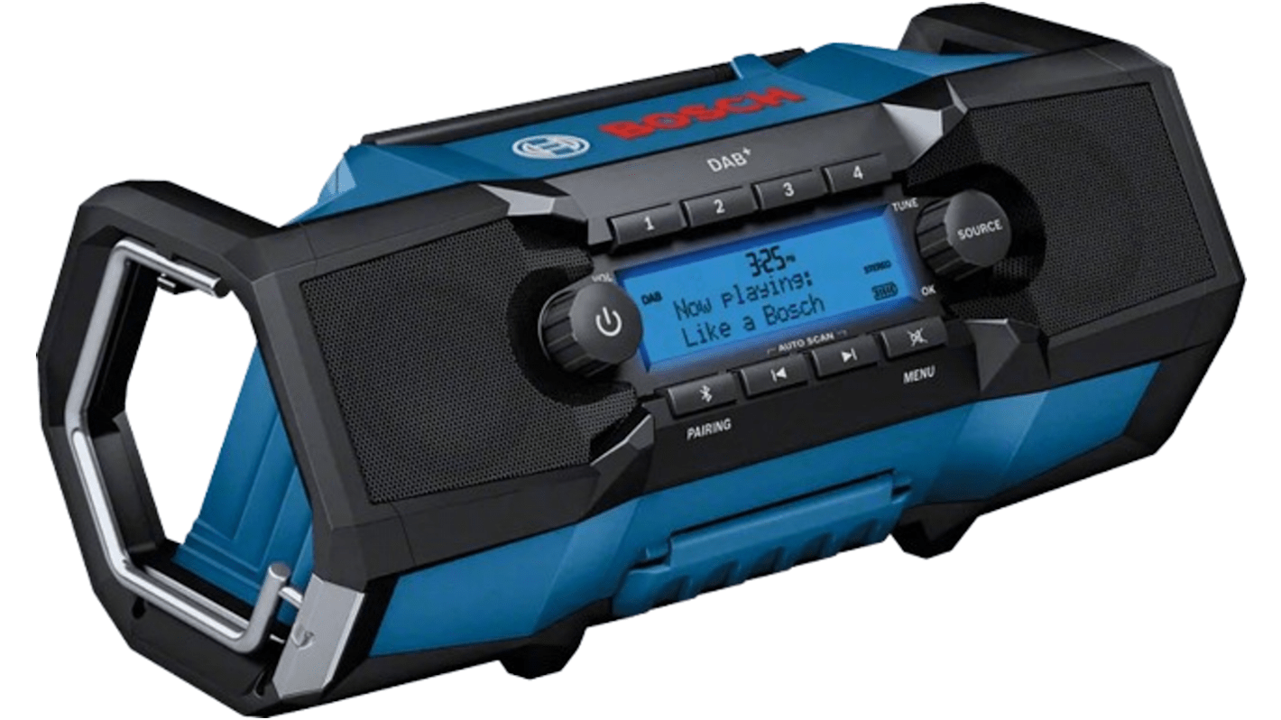 Bosch Akku Baustellenradio Li-Ion UKW, DAB+ 18 V 2.5 Kg