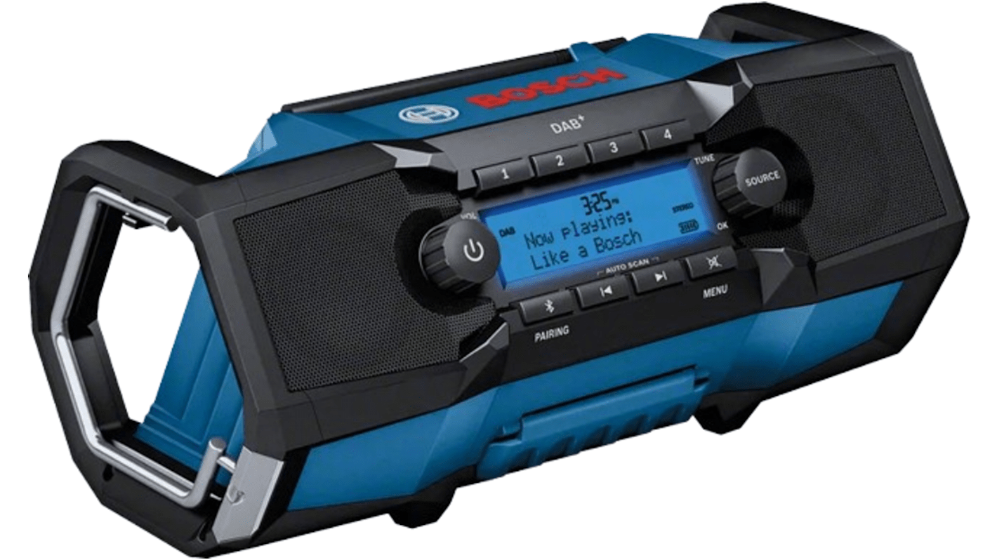 Bosch Work Site Radio, 18 V, FM, DAB+, 2.5 Kg