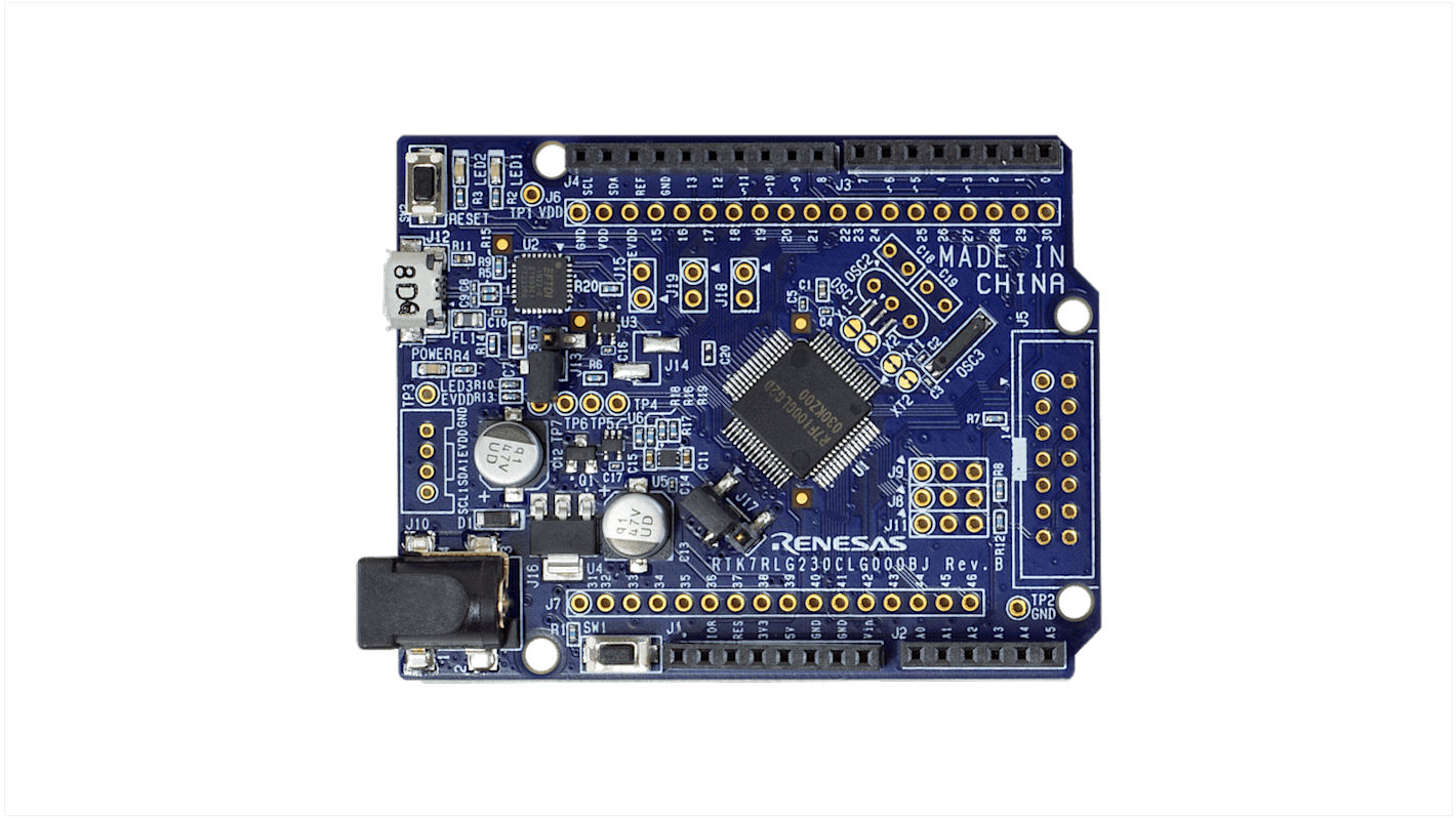 Renesas Electronics Fast Prototyping Board for RL78/G23 16 bit Prototyping Board RTK7RLG230CLG000BJ