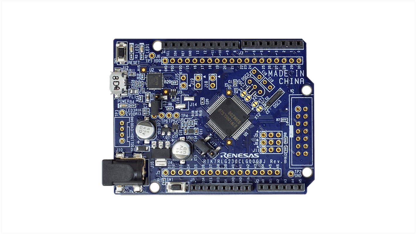Renesas Electronics RL78微处理器开发套件, 16 位 MCU内核, Fast Prototyping Board for RL78/G23