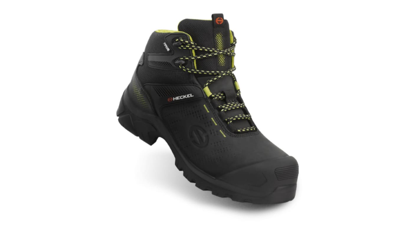 Heckel MACSOLE® ADVENTURE 3.0 EN20345 S3, Herren Sicherheitsstiefel Schwarz, mit Zehen-Schutzkappe , Größe 37 / UK 4