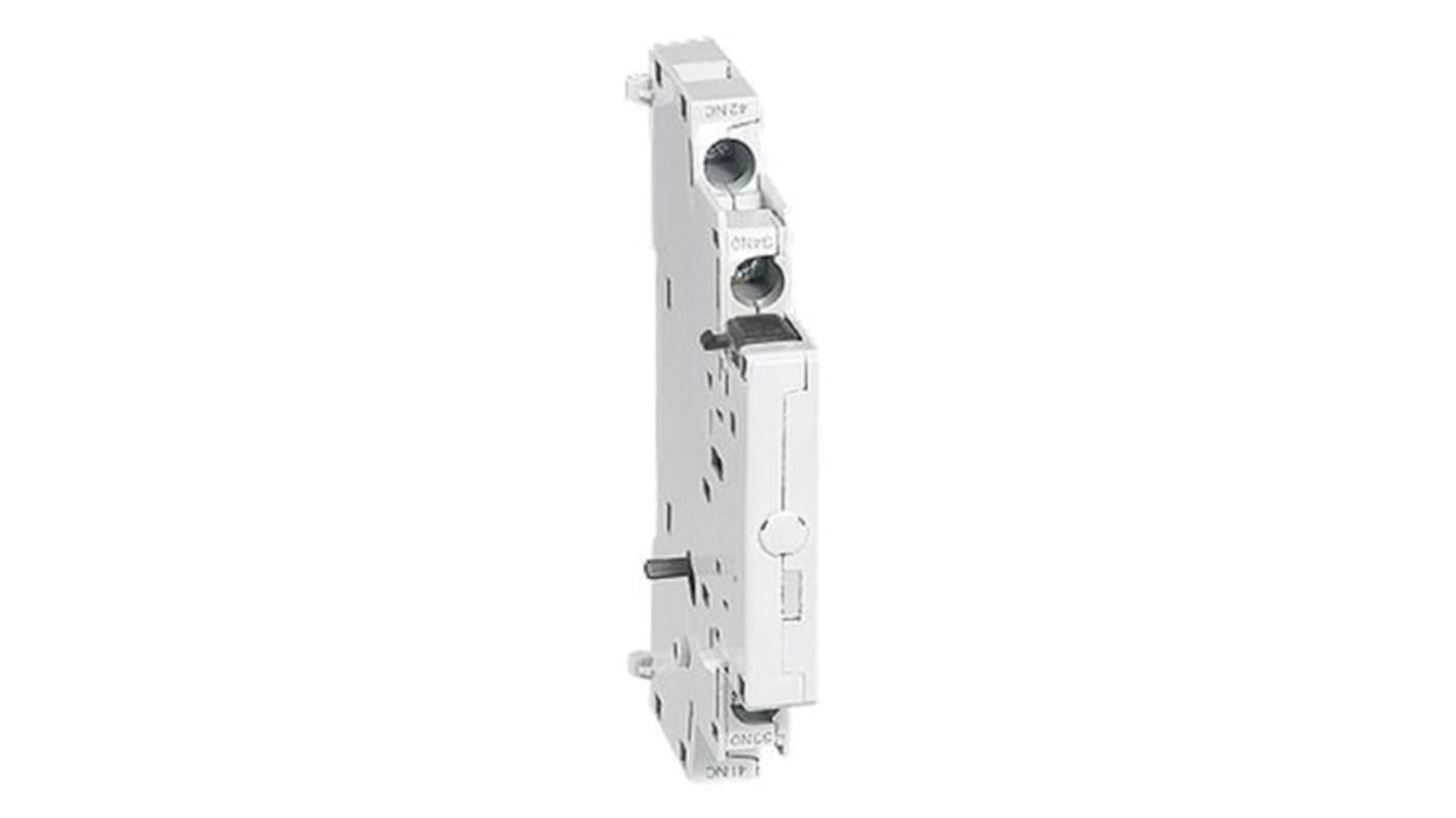 Contatto ausiliario Legrand, 2 contatti, 1 N/C + 1 N/A, montaggio laterale, serie MPX3