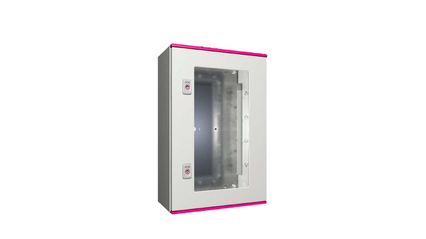 Contenitore a parete Rittal in Poliestrere rinforzata in fibra di vetro 400 x 600 x 200mm, col. RAL 7035, IP56