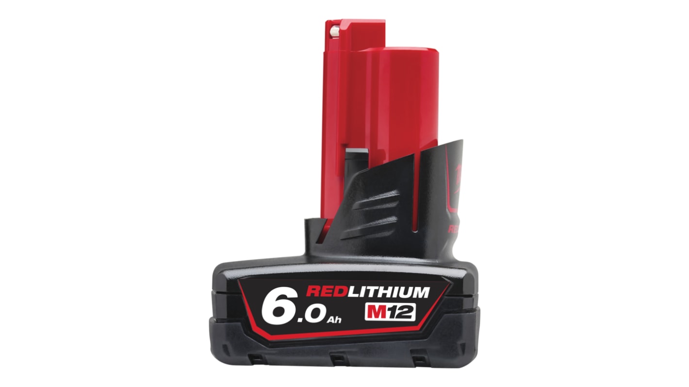 Milwaukee M12B6 6Ah 12V Power Tool Battery For Use With M12 Cordless Tools RS