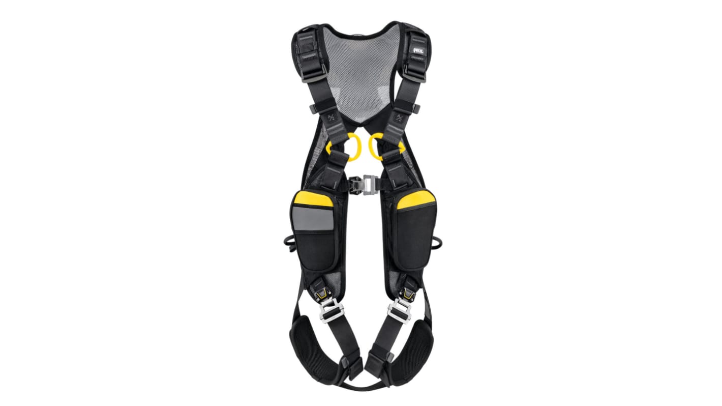 Petzl C073EA01 Front & Rear Attachment Safety Harness, 100kg Max, 1