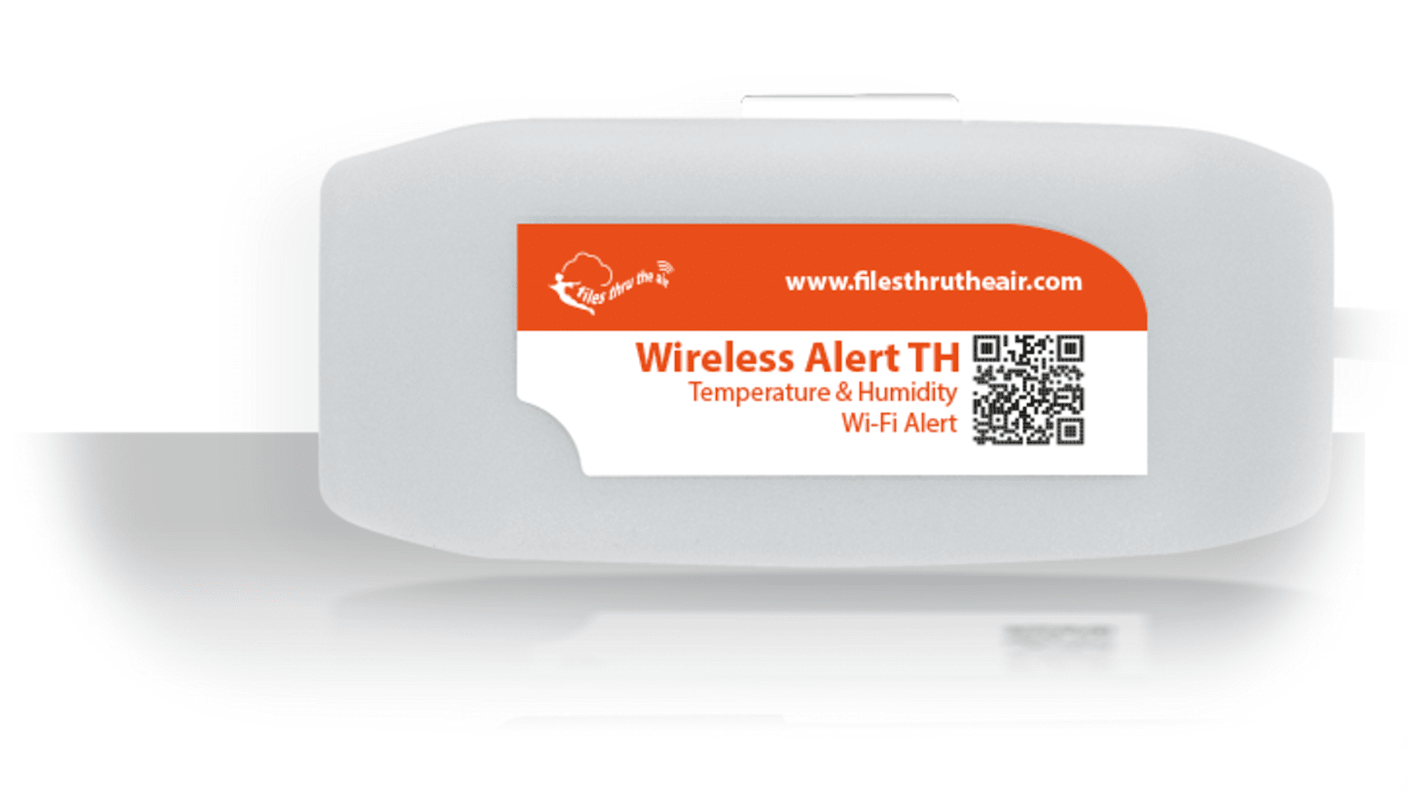 Registrador de datos Lascar WIRELESS ALERT-TH, para Humedad, Temperatura, con alarma, interfaz Wi-Fi