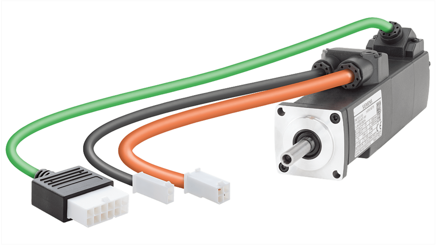 Siemens 1FL6024 Synchronous AC Motor, 100 W, 230 V, Flange Mount Mounting