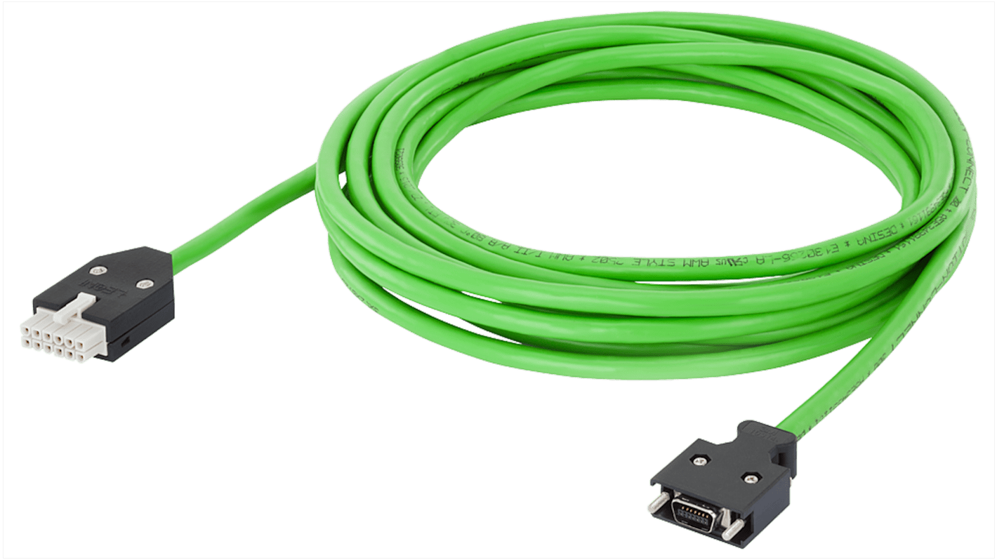 Cable Siemens, 30 V, long. 5m, para usar con SINAMICS V90