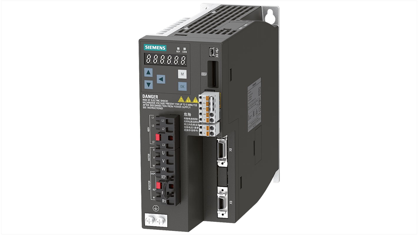 Rs-Online Inverter Siemens 1 kW 480 V c.a. 3 fasi 66Hz