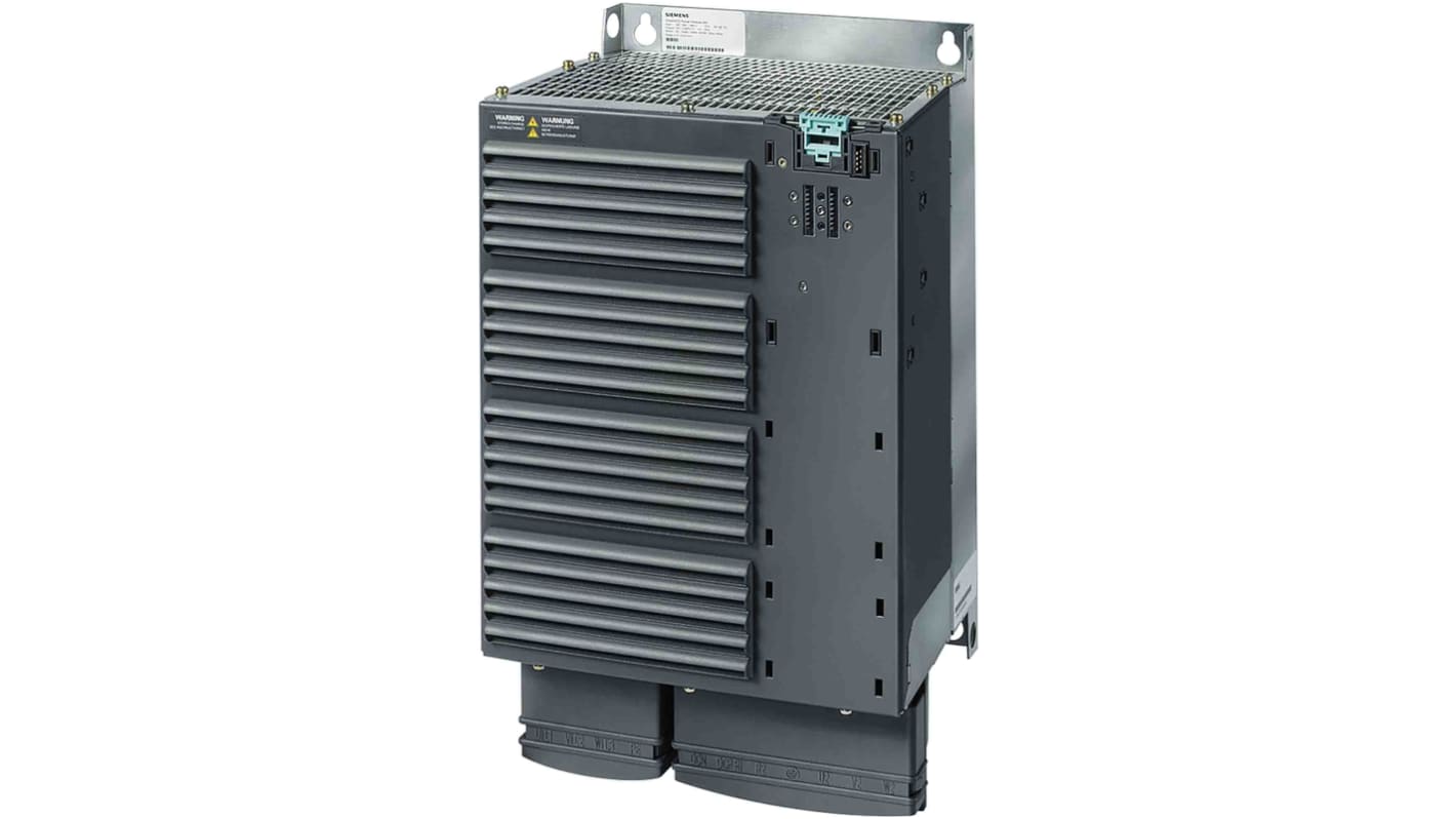 Variador de frecuencia Siemens serie 6SL3225, 0,75 kW, 480 V ac, 3 fases, 84 A, 63Hz, IP20