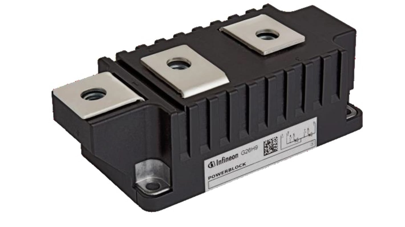 Infineon 可控硅模块, 二极管, 最大栅极触发电流250mA