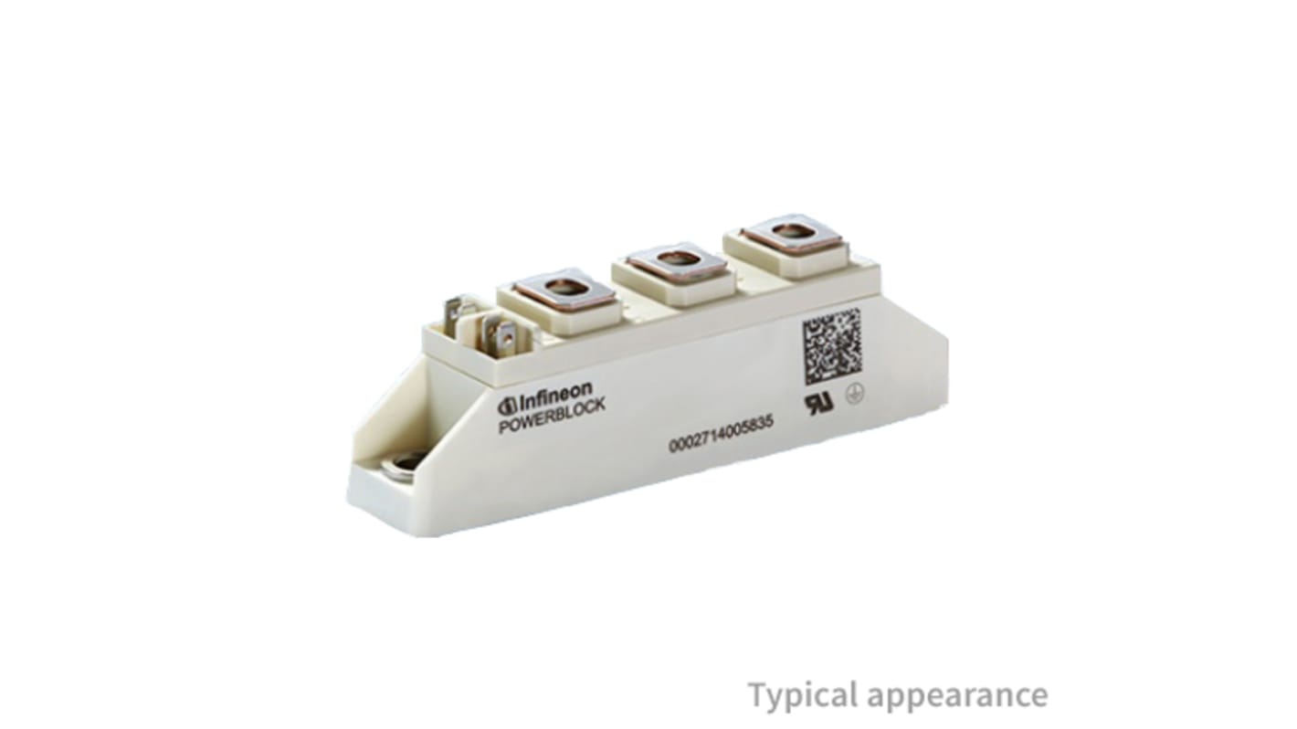 Infineon 可控硅模块, 二极管, 最大栅极触发电流100mA