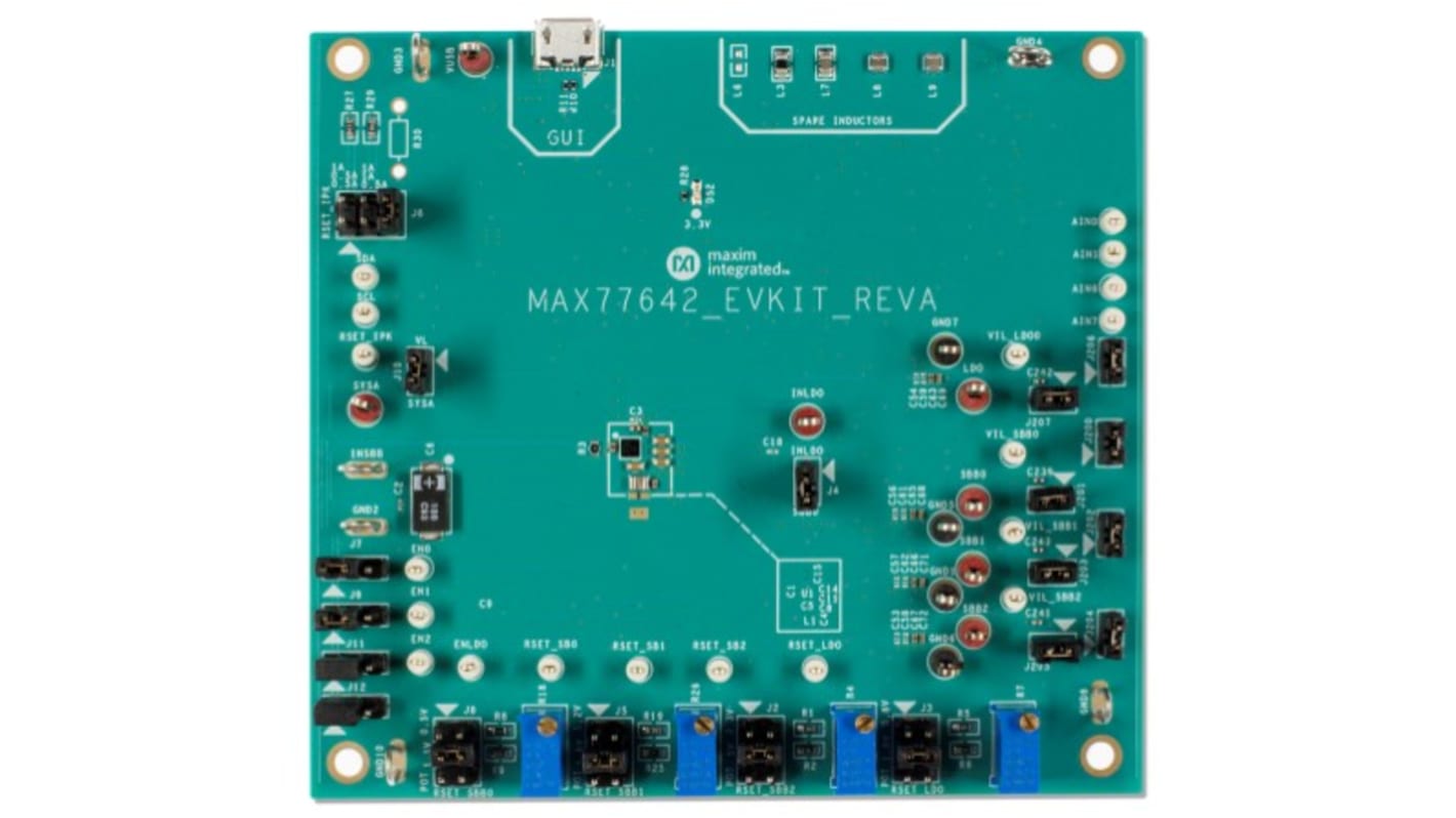 Kit de desarrollo Cargador de batería Maxim Integrated Evaluation Kit - MAX77642EVKIT#