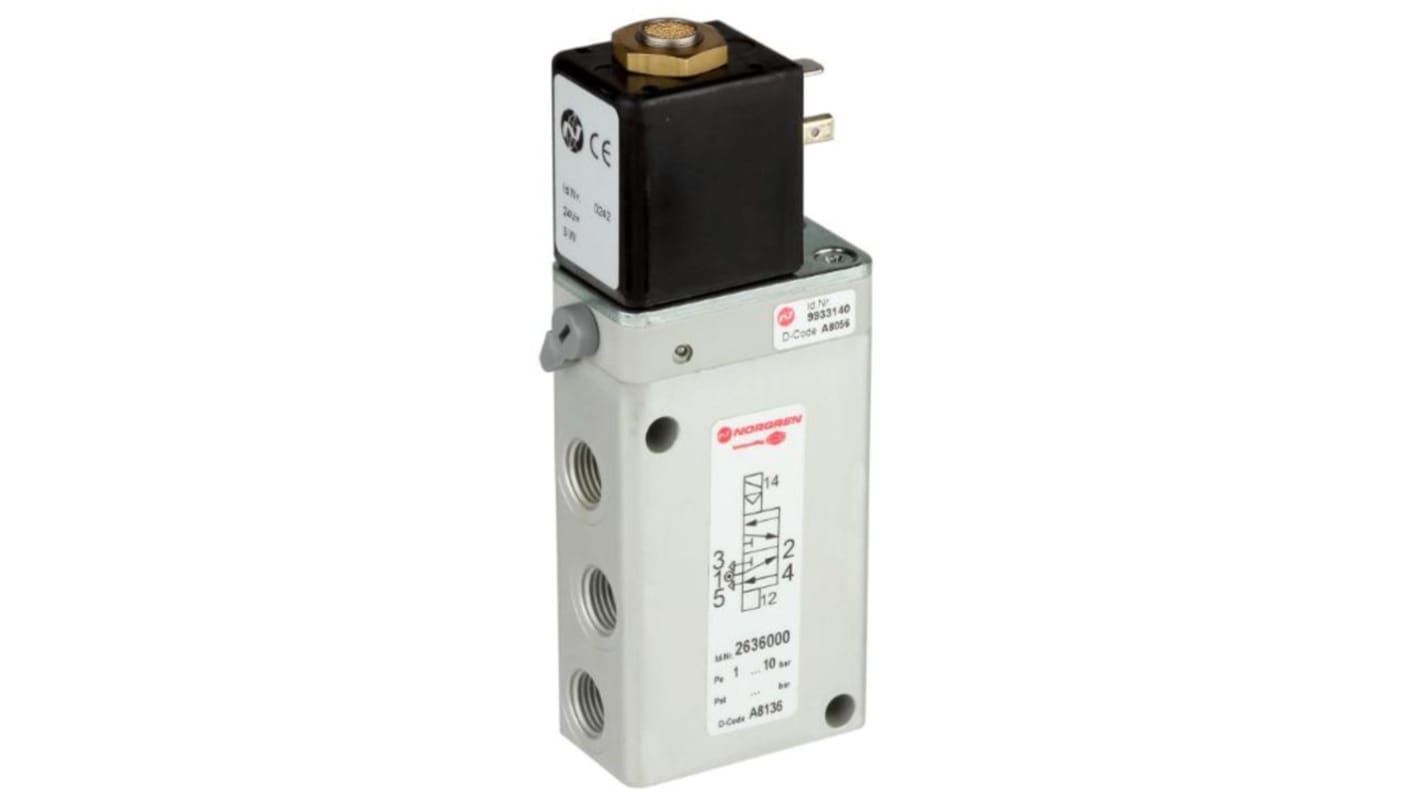 Norgren Solenoid Pilot Valve - Solenoid 2636 Series