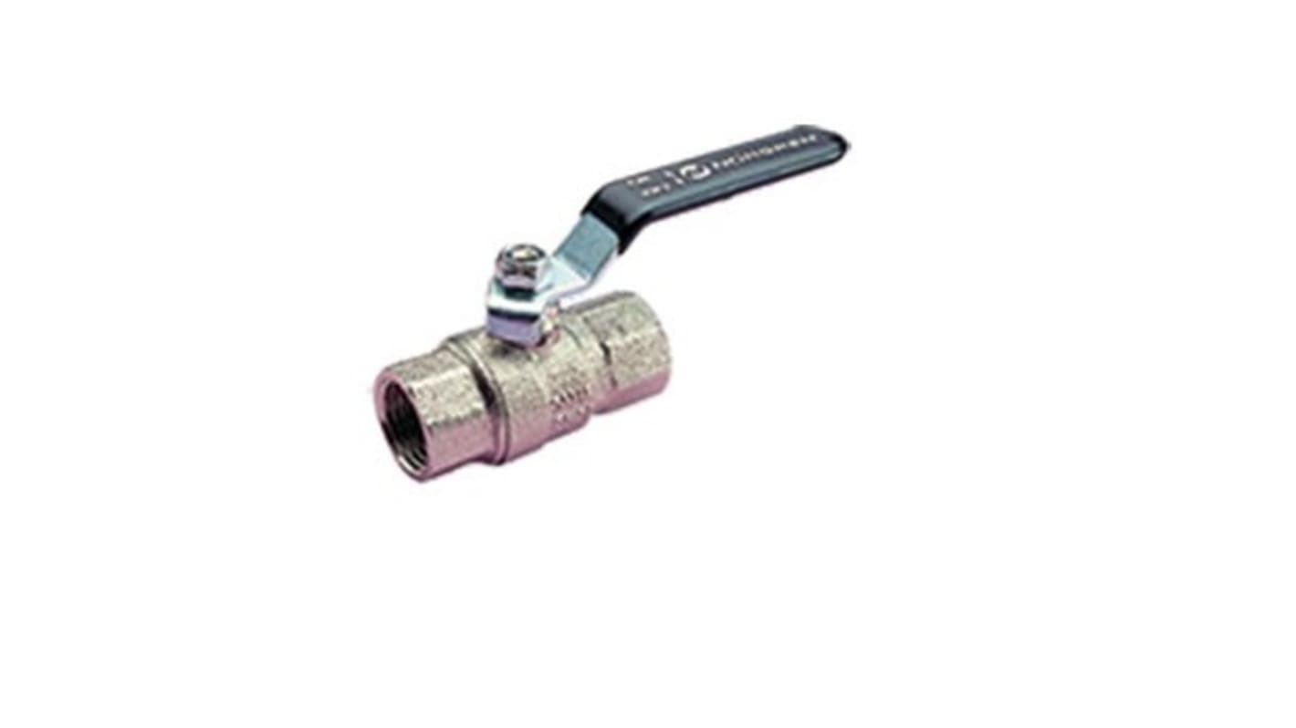 Norgren Nickel Plated Brass Full Bore, 2 Way, Ball Valve, Threaded, Rp 1in, -0.4 → 40bar Operating Pressure