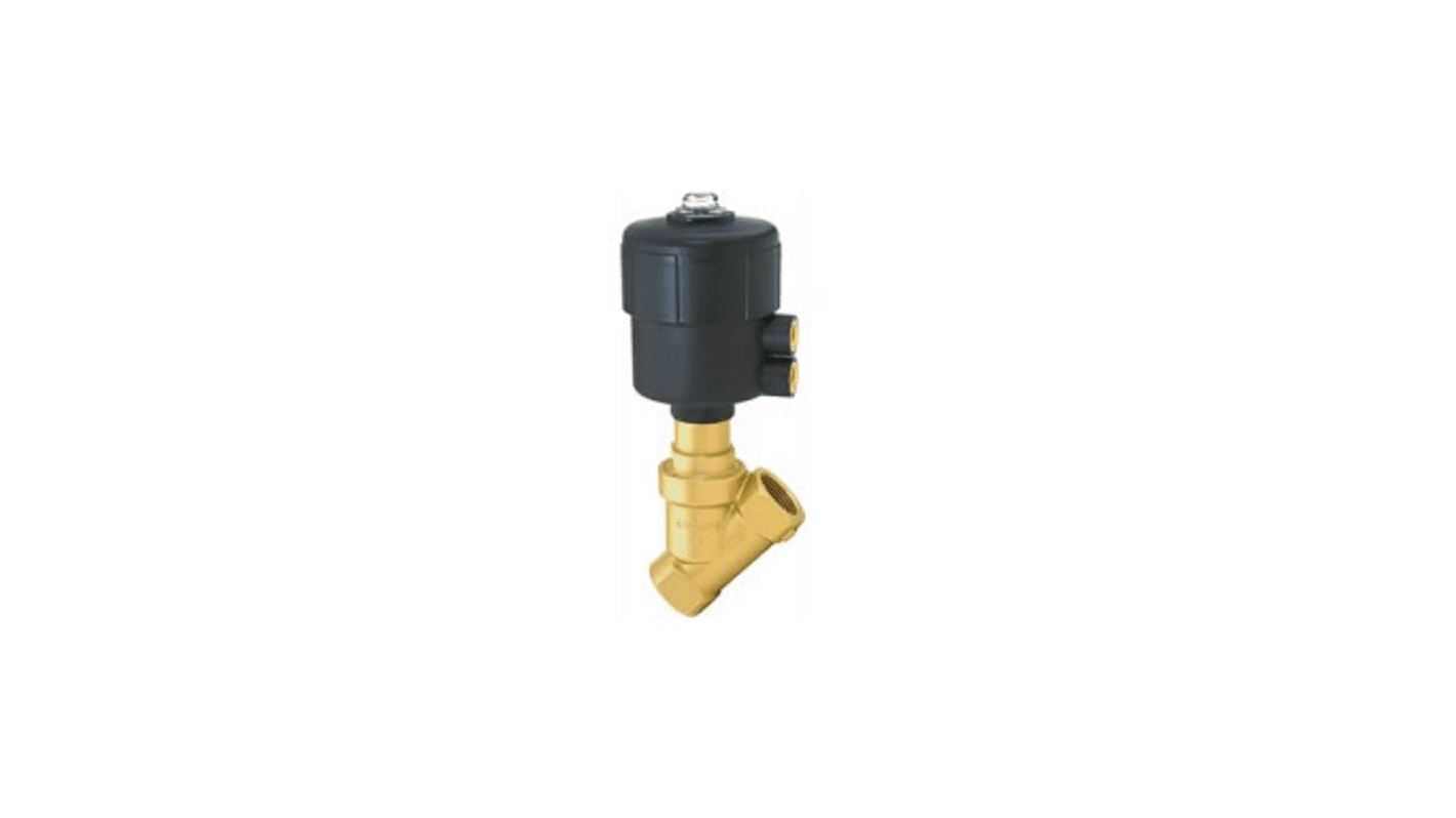Valvola con attuazione pneumatica Buschjost, con sede angolare, NC, 3/4poll, 10 bar max