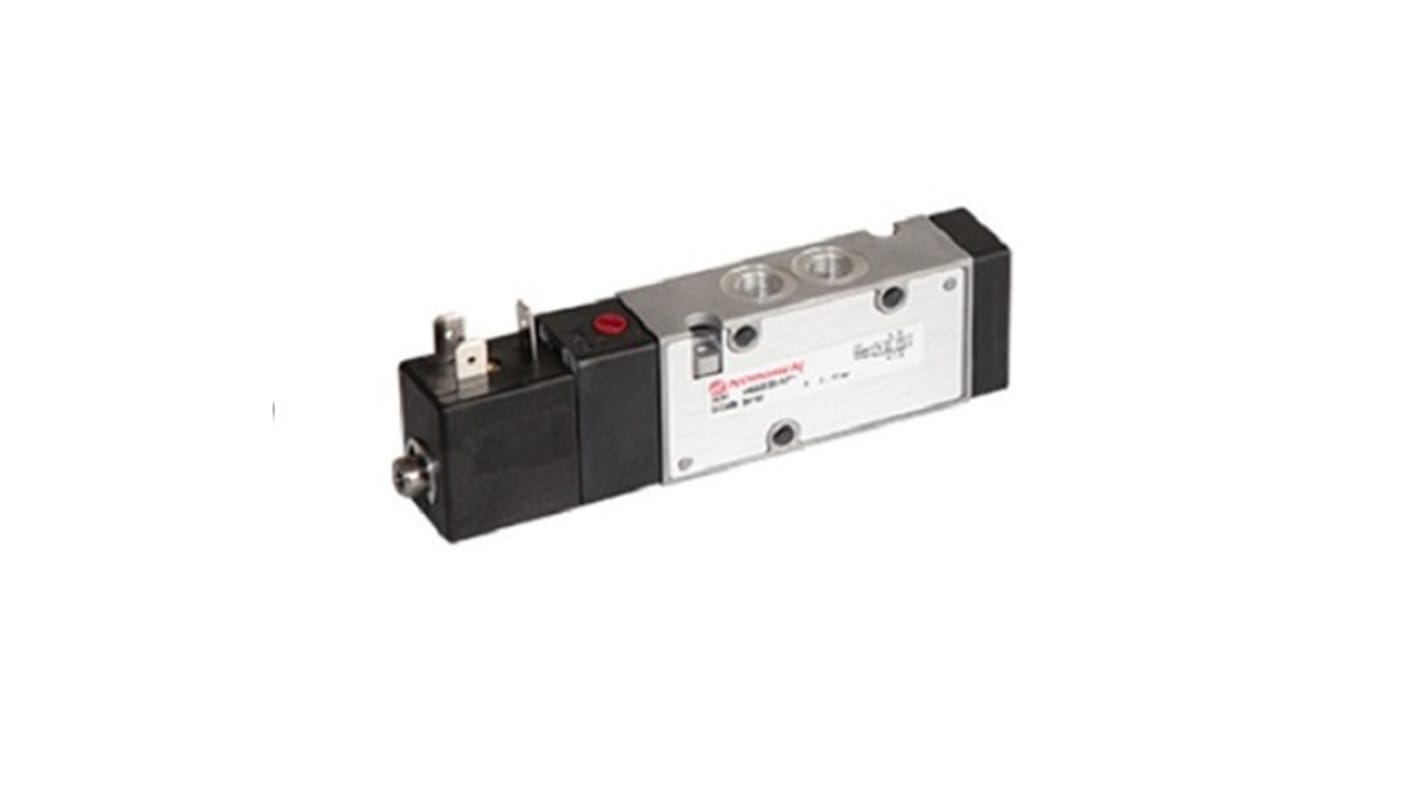 Norgren 5/2 Pneumatic Solenoid Valve - Solenoid/Spring G 1/4 V61 Series, V61B517A-A213J