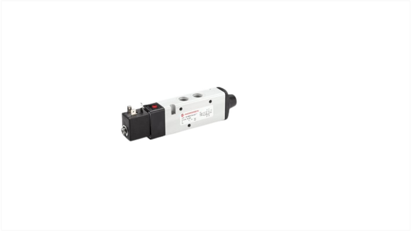 Norgren V61 Pneumatik-Magnetventil Inline G1/4, Magnet/Feder-betätigt