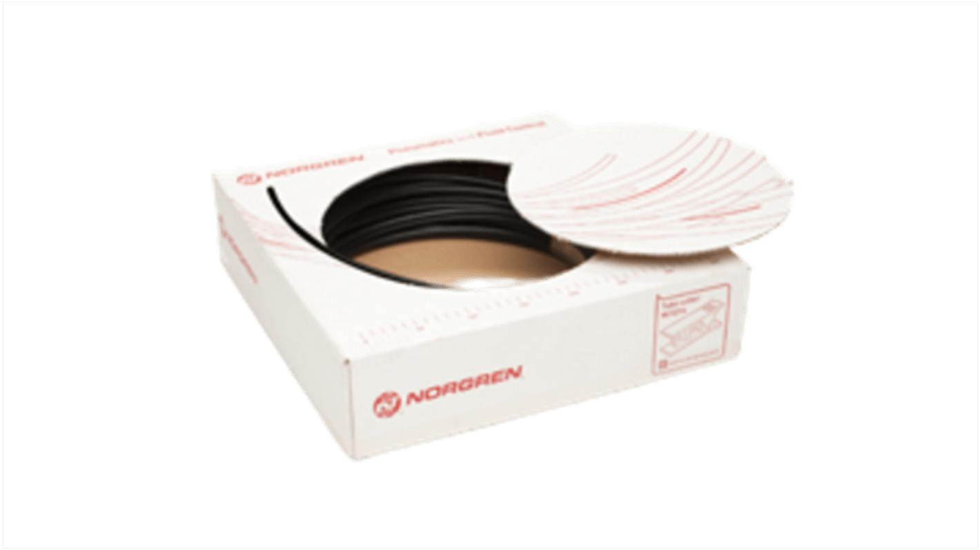 Norgren Compressed Air Pipe Black Polyurethane 8mm x 25m PU2 Series