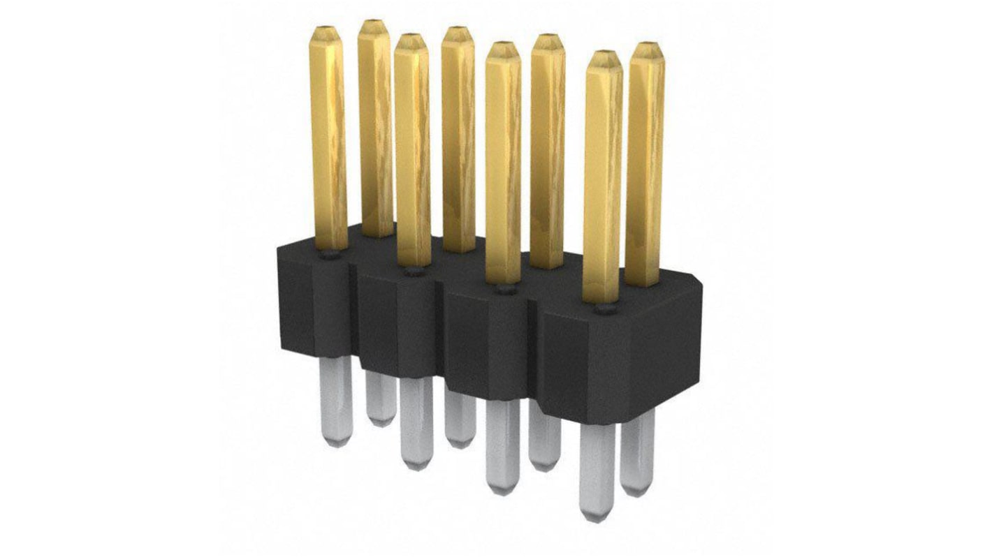 Amphenol Communications Solutions BergStik Series Vertical Through Hole Pin Header, 3 Contact(s), 2.54mm Pitch, 1