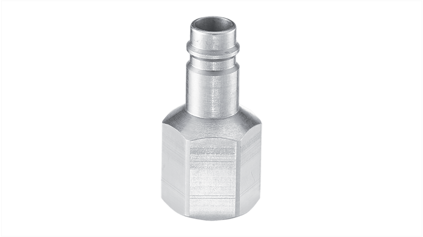 PREVOST Treated Steel Female Plug for Pneumatic Quick Connect Coupling, G 3/4 Female Threaded