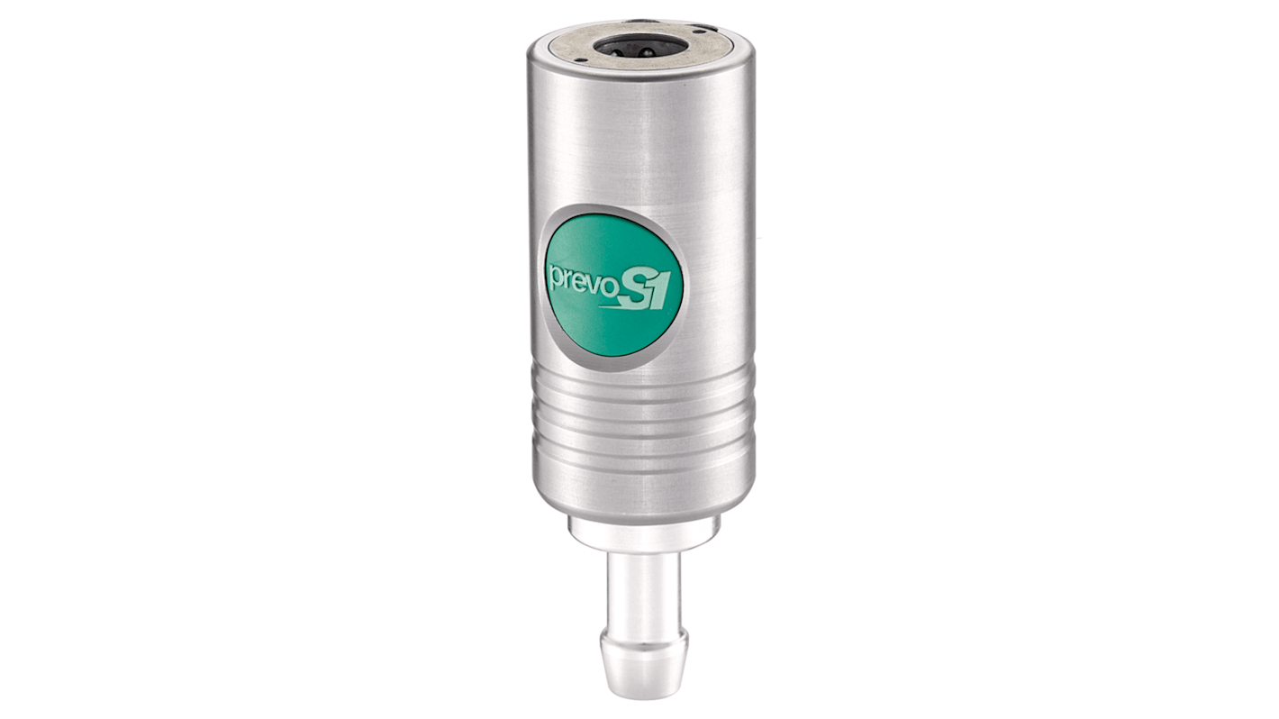 PREVOST Stainless Steel Safety Quick Connect Coupling, 13mm Hose Barb