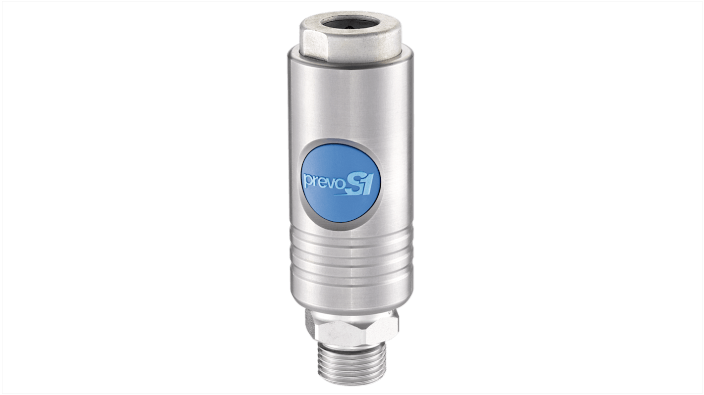 PREVOST Stainless Steel Male Safety Quick Connect Coupling, G 3/4 Male Threaded