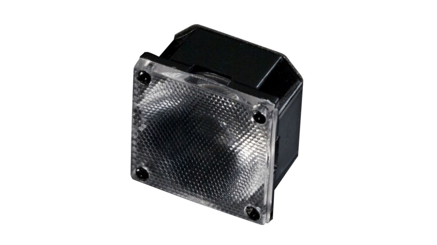 Soczewka LED, kąt widzenia 25° Bezbarwny Silikon Kwadratowy, Ledil, seria: Rose