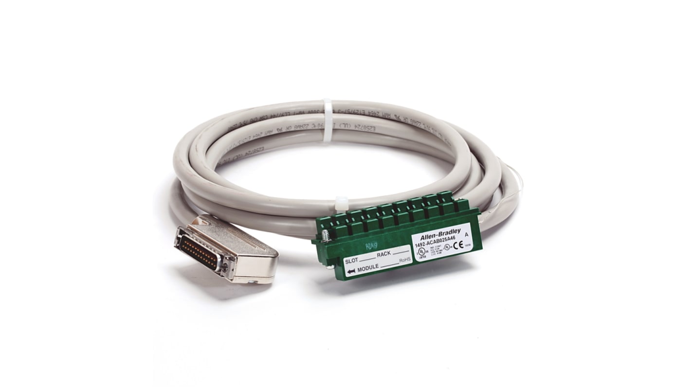 Cable de PLC Allen Bradley, para usar con Módulo de E/S analógica flexible 1794