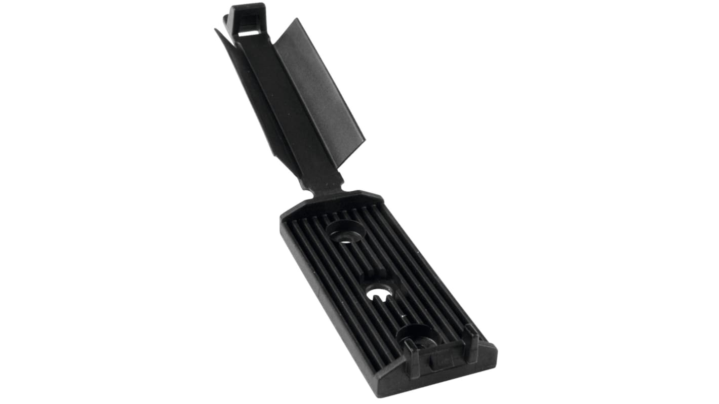 HellermannTyton Black Polyamide Flat Ribbon Cables Screw, 3.1mm Max. Bundle