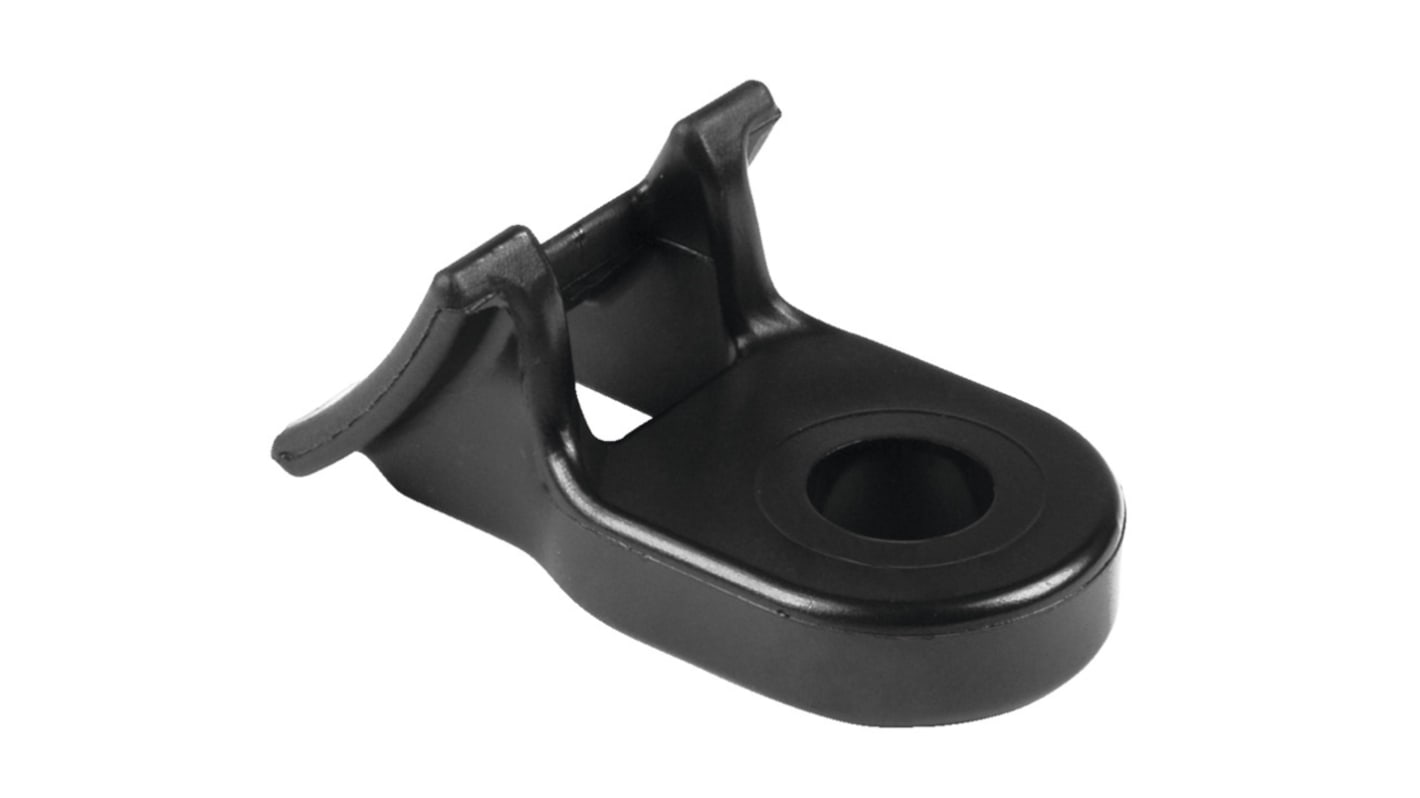 HellermannTyton Black Polyamide Harness Clip, 10.29mm Max. Bundle