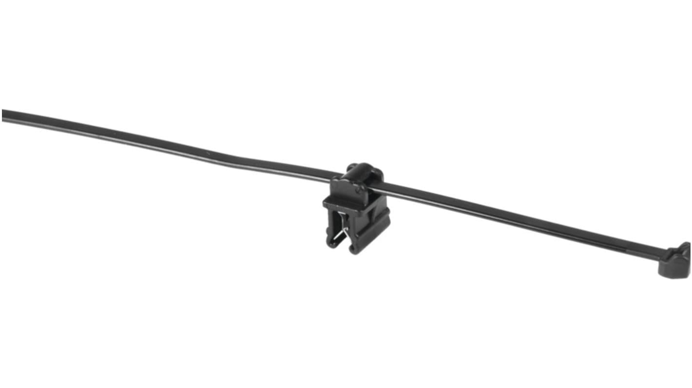 HellermannTyton T50R Polyamid Kabelbinder Schwarz 4,6 mm x 200mm, 500 Stück