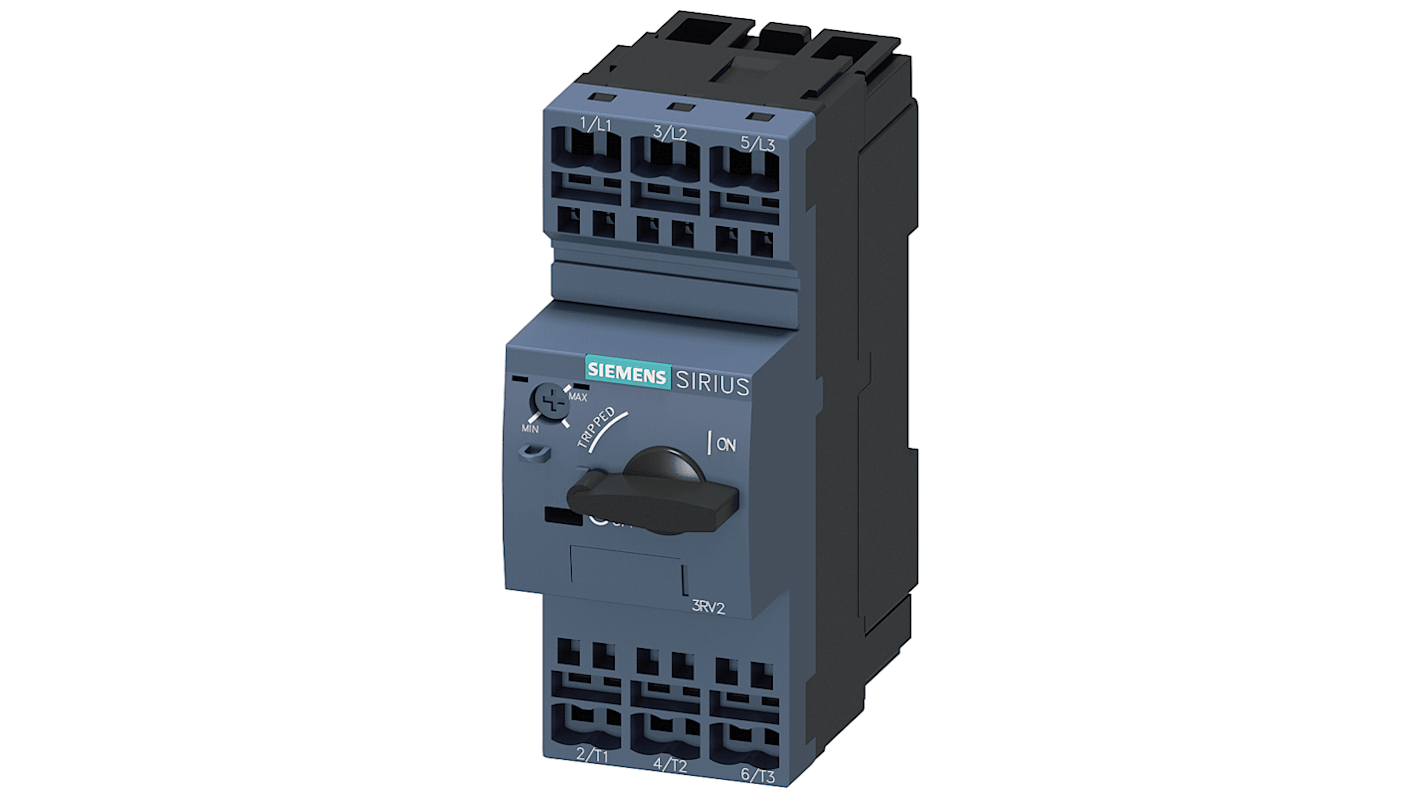 Controllo del carico del motore Siemens, protezione SIRIUS, 3 ingressi, 690 V, 1,6 A SIRIUS 3RV