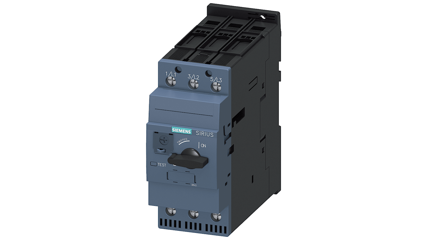 Siemens SIRIUS 3RV2 Motorschutzeinheit, 80 A Last-Kontrollgerät 3 Eingänge 690 V SIRIUS mit  mit Stromwandler