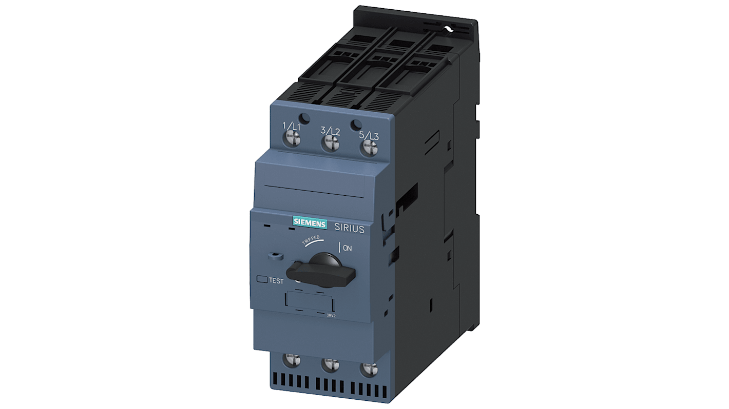 Controllo del carico del motore Siemens, protezione SIRIUS, 3 ingressi, 690 V, 59 A SIRIUS 3RV