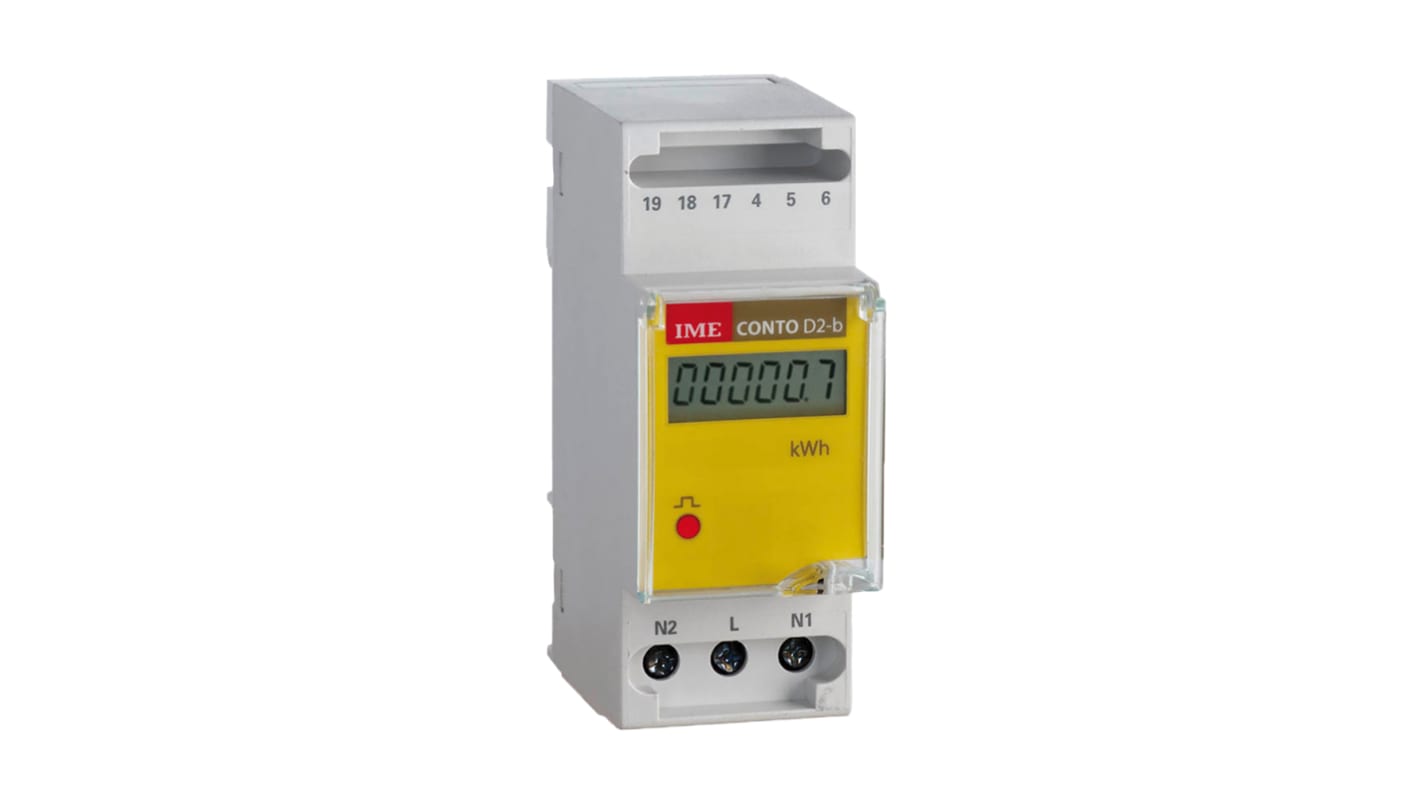 Contatore di energia IME, CONTO D2-B, monofase fasi, display LCD a 6 cifre