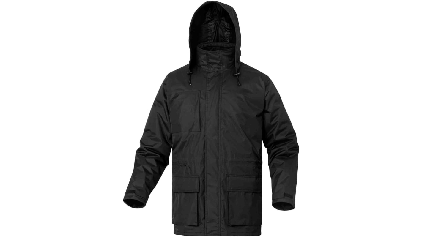 Delta Plus ISOLA2 Parka Unisex Parka, wasserdicht Schwarz/Grün/Weiß/Gelb, Größe M