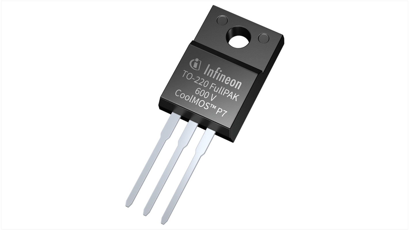 Infineon CoolMOS™ P7 N-Channel MOSFET, 12 A, 600 V, 3-Pin TO-220 FP IPA60R280P7SXKSA1