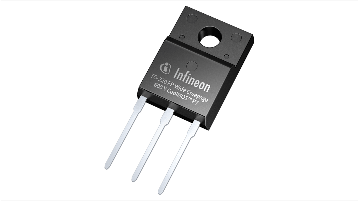 Infineon CoolMOS™ P7 IPAW60R360P7SXKSA1 N-Kanal, THT MOSFET 650 V / 9 A, 3-Pin TO-220 FP