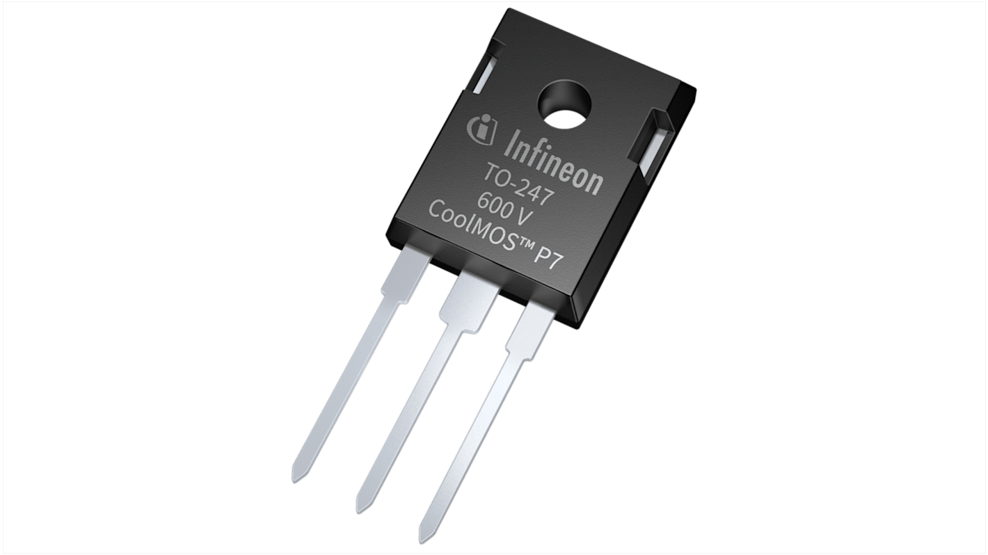 Infineon CoolMOS™ P7 N-Channel MOSFET, 18 A, 600 V, 3-Pin TO-247 IPW60R180P7XKSA1