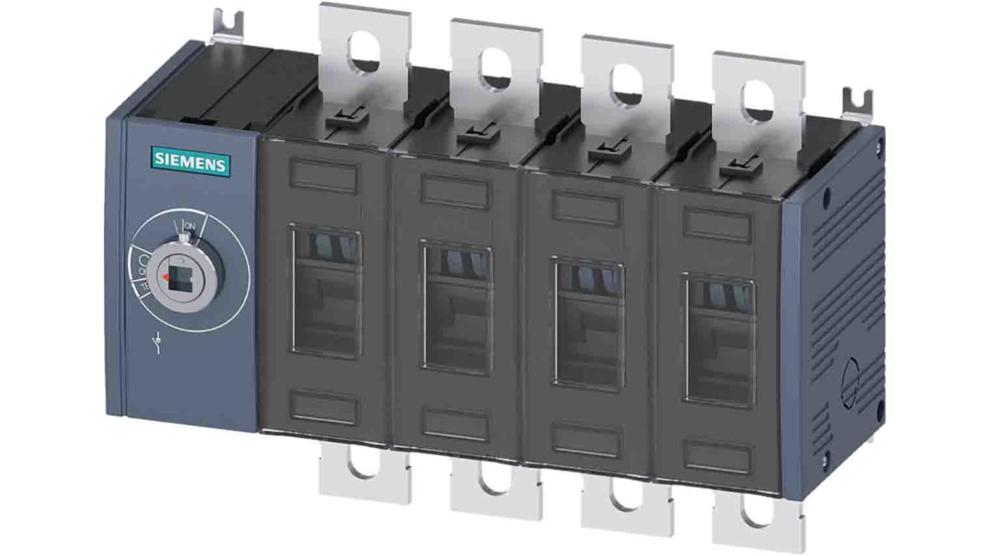 Siemens Switch Disconnector, 4 Pole, 400A Max Current