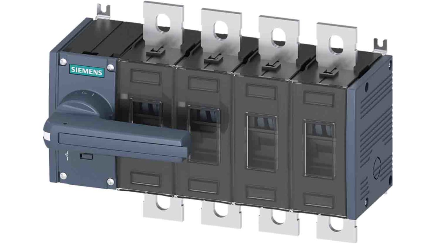 Siemens Switch Disconnector, 4 Pole, 400A Max Current