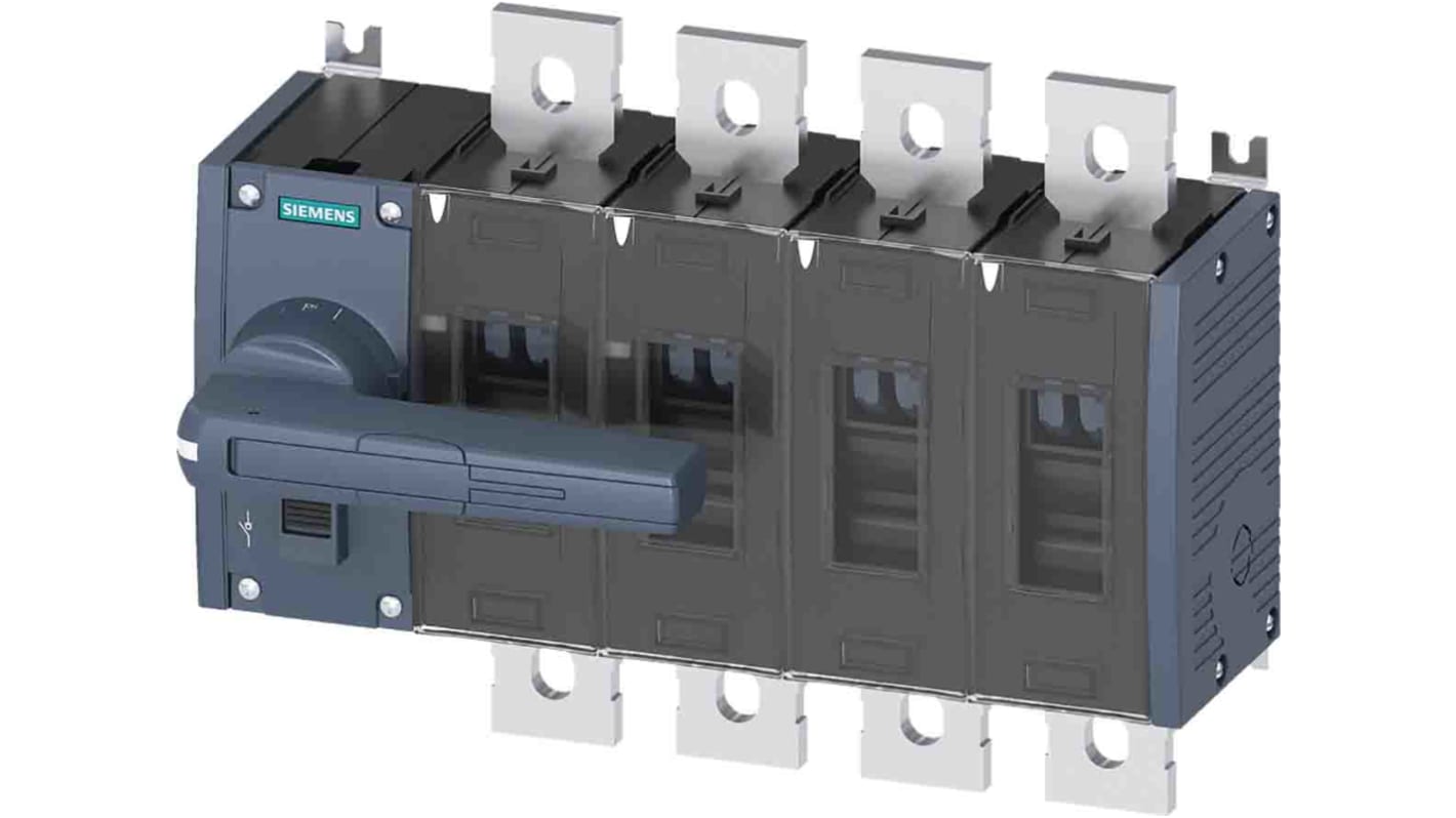 Siemens Switch Disconnector, 4 Pole, 500A Max Current