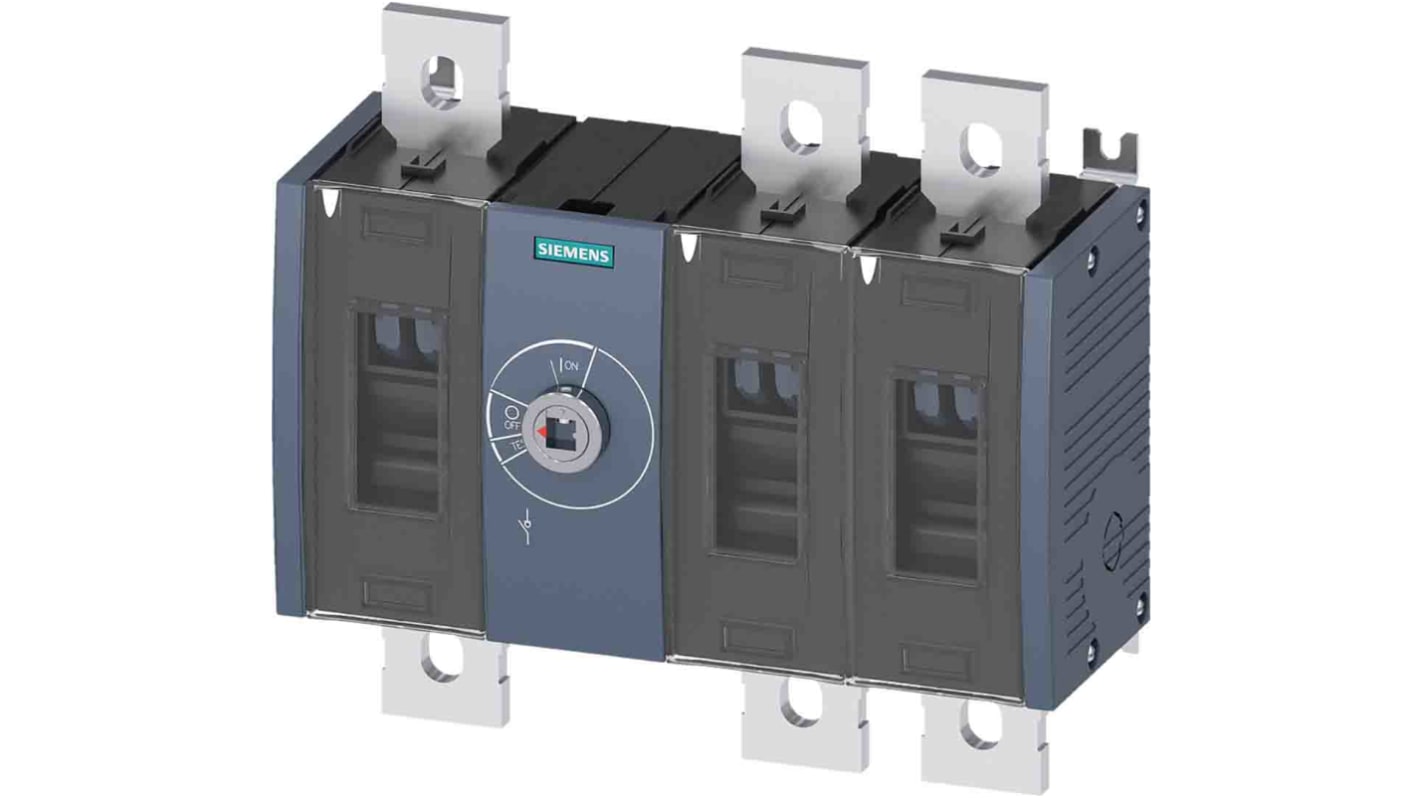 Siemens Switch Disconnector, 3 Pole, 630A Max Current