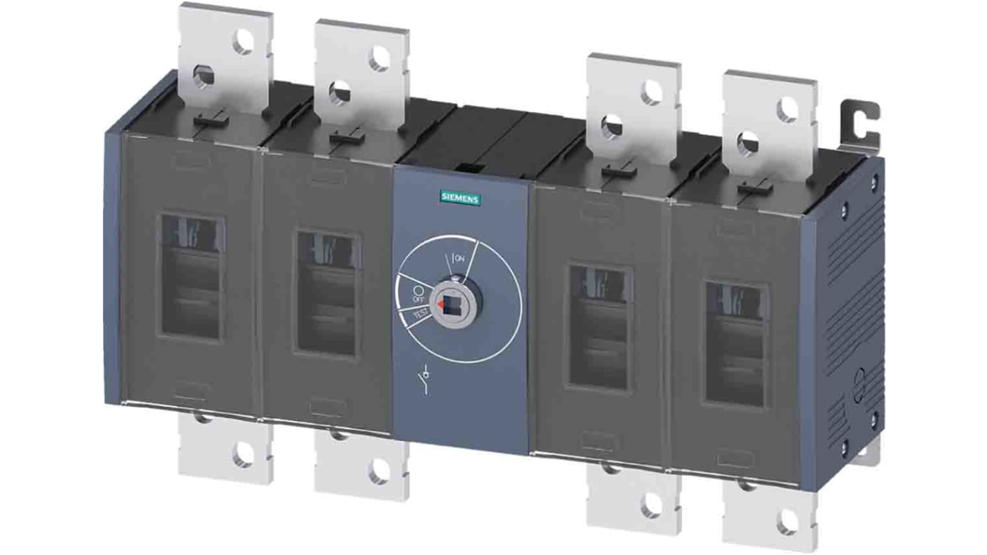 Siemens Switch Disconnector, 4 Pole, 1600A Max Current