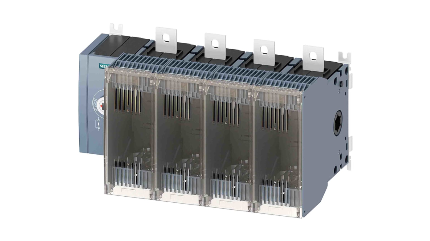Siemens Fuse Switch Disconnector, 4 Pole, 400A Max Current