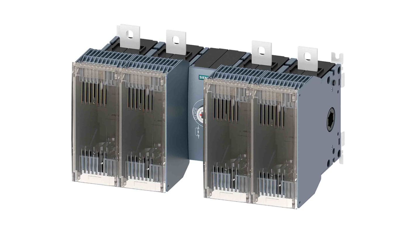Siemens Fuse Switch Disconnector, 4 Pole, 400A Max Current