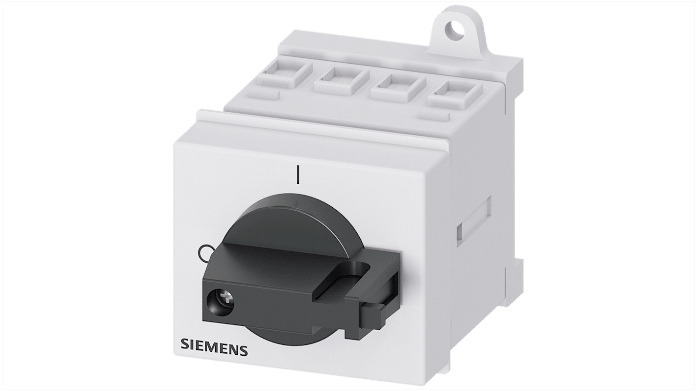 Siemens 4 Pole DIN Rail Isolator Switch - 16A Maximum Current